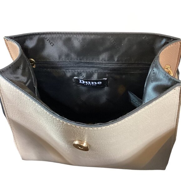 Dune London Satchel & Crossbody Bag Tricolor Faux Leather  305A - Picture 10 of 13